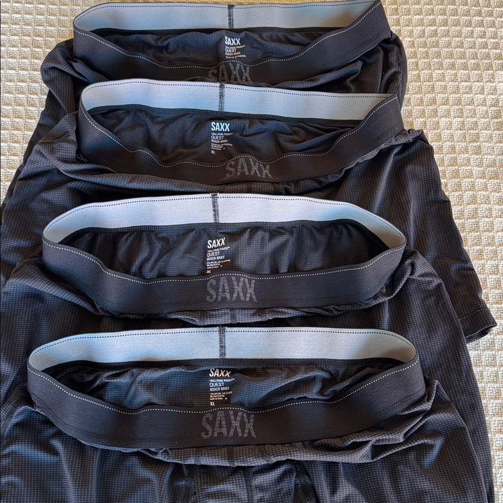SAXX Quest Ballpark Pouch XL NWOT 4 pairs